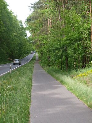 Baustart für die Radwegsanierung an der L 86 zwischen Damsdorf und Lehnin am 22. Mai (Bild vergrößern)