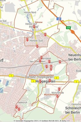 Meldung: Aktuelle Standorte der Altkleidercontainer in Hoppegarten