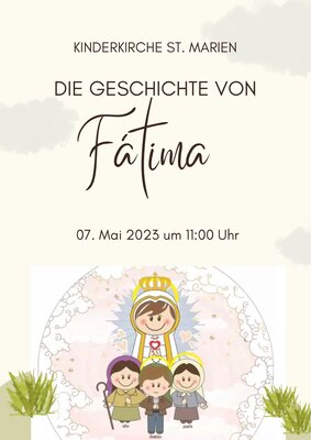 KInderkirche zur Geschichte von Fatima