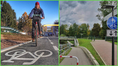 Auerbacher bewerten Radverkehr (Bild vergrößern)