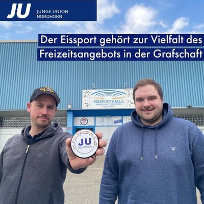 Meldung: JU Nordhorn: Der Eissport gehört zu Vielfalt des Freizeitangebots in der Grafschaft