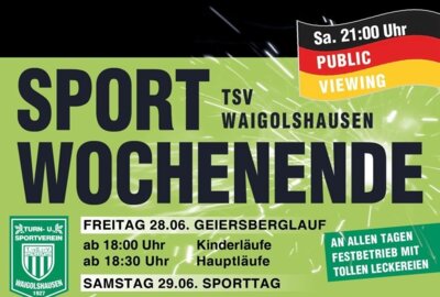 Tolles Wetter und Tolle Stimmung beim Sportwochenende 2024