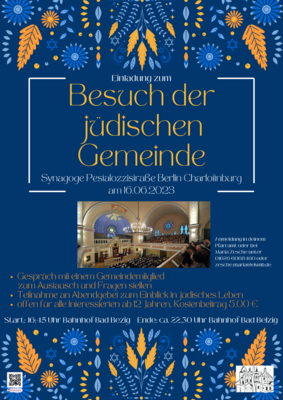 Besuch der Jüdischen Gemeinde Berlin