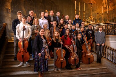 Stolz auf gelungene Konzertbeiträge: Die Mitwirkenden des Meisterkonzertes 2023. Foto: Steffen Struck