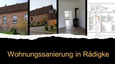 Wohnungssanierung in Rädigke