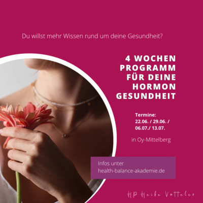 Deine Hormongesundheit (Bild vergr&ouml;&szlig;ern)