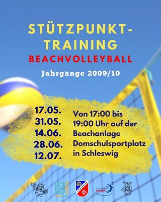 Foto zur Meldung: Volleyball - Stützpunkttraining 09/10
