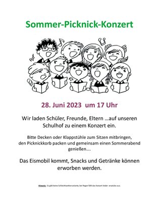 Sommer-Picknick-Konzert