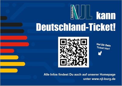 Meldung: Informationsplakat zum Deutschland-Ticket