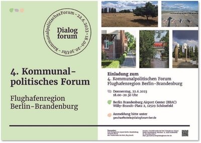 4. Kommunalpolitisches Forum Flughafenregion Berlin Brandenburg