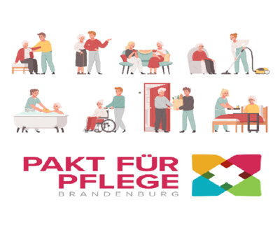 Bild: freepik + Logo Pakt für Pflege