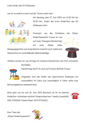 Kinderfest des SV Zilshausen