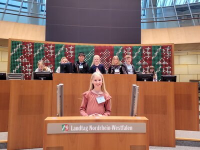 Foto zur Meldung: Martinirat mit Kinderparlament im Landtag
