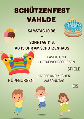 Schützenfest in Vahlde am 10. + 11. Juni 2023! (Bild vergrößern)