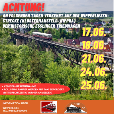 Foto zur Meldung: Historische Verkehre im Wippertal