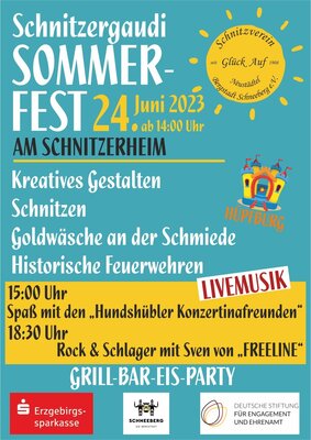 Link zu: Schnitzergaudi Sommerfest in Neustädtel