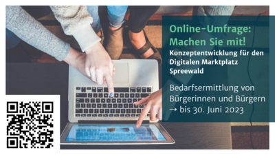 Online-Umfrage zum „Digitalen Marktplatz Spreewald” (Bild vergrößern)