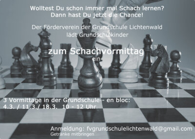 Meldung: Schach (März 2023)