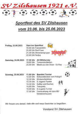 Sportfest des SV Zilshausen