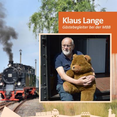 Klaus Lange während der Teddybär-Fahrt 2023 (Bild vergrößern)