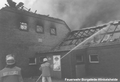 Großbrand vernichtet Scheune vor 30 Jahren (Bild vergrößern)