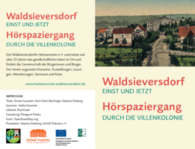 Foto zur Meldung: LEADER: „Waldsieversdorf – Einst und Jetzt