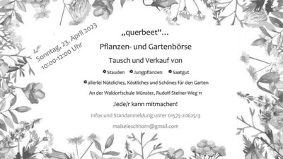Pfalnzen- und Gartenbörse "querbeet" (Bild vergr&ouml;&szlig;ern)