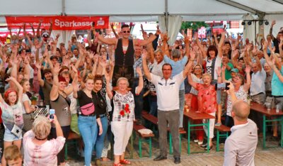 Foto zur Meldung: Calauer Stadtfest lockt mit viel Livemusik und sportlicher Note