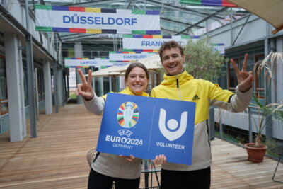 Mitmachen als Volunteer bei der EURO in Deutschland!