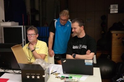 Die Turnierleitung v.l.n.r.: Andreas Grote, Dr. Thomas Kobilke, Markus Dohrmann (Bild vergrößern)
