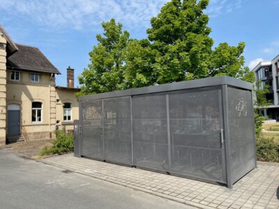 Einladung zur feierlichen Eröffnung unserer Fahrradabstellplätze (Bild vergrößern)