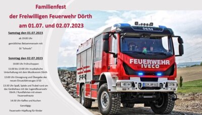 01.-02.07.23 Familienfest der Feuerwehr Dörth (Bild vergrößern)