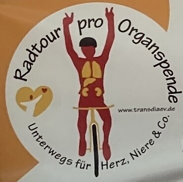Radtour „pro Organspende“ von Transdia Sport Deutschland e.V.