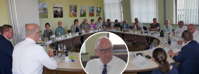 Foto zur Meldung: Ministerpräsident zu Gast im Landkreis Elbe-Elster
