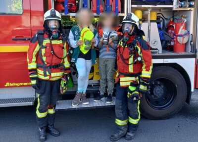 Brandschutzerziehung und Räumungsübung an der Grundschule