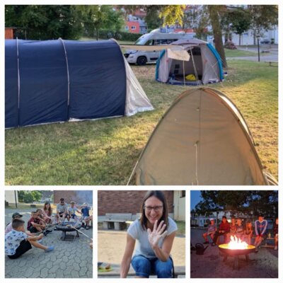 Übernachtung auf dem Campingplatz 