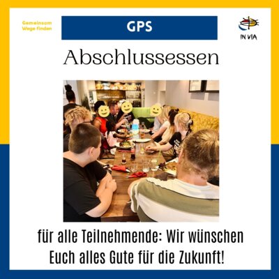 Abschluss beim Projekt GPS