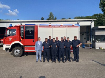 Feuerwehr Kirchardt erhält neues Hilfeleistungslöschgruppenfahrzeug 10
