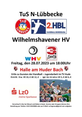 Hochklassiger Bundesliga-Handball zur Wiedereröffnung der Mehrzweckhalle