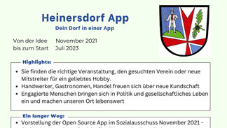 Heinersdorfer App ab 01.07.2023