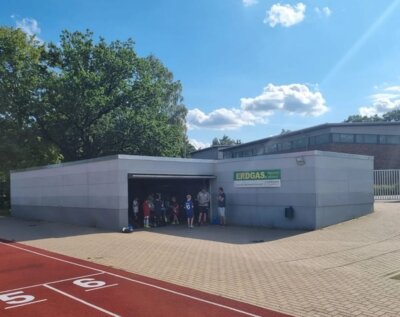 Jugend - „Fußballspaß“ auf dem Sportplatz am Gymnasium (Bild vergrößern)