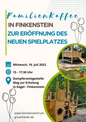 Eröffnung öffentlicher Spielplatz Kagel-Finkenstein (Bild vergrößern)
