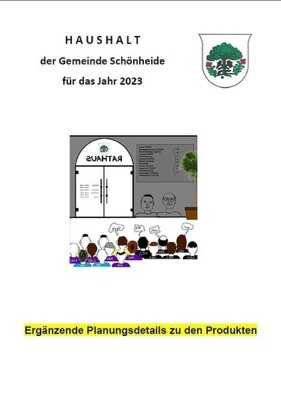 Ergänzende Informationen zum HH 2023 (Bild vergrößern)