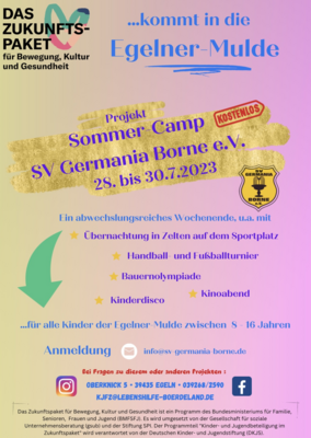 Foto zu Meldung: Sommer-Camp SV Germania Borne e.V.