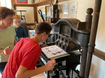 Klasse M3 besucht Bocholter Handwerksmuseum (Bild vergrößern)