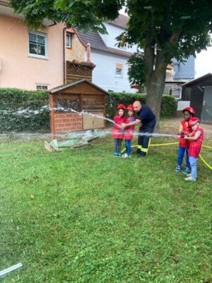 Meldung: Brandschutzerziehung im Kindergarten Haus der kleinen Füße