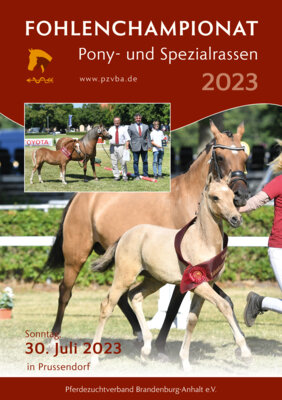 Fohlenchampionat Pony & Spezialrassen 2023 in Prussendorf