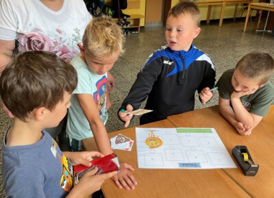 Besuch der Vorschulkinder im Schulhaus