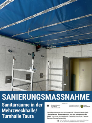 Meldung: Sanierung der Sanitärräume in der Mehrzweckhalle/Turnhalle Taura