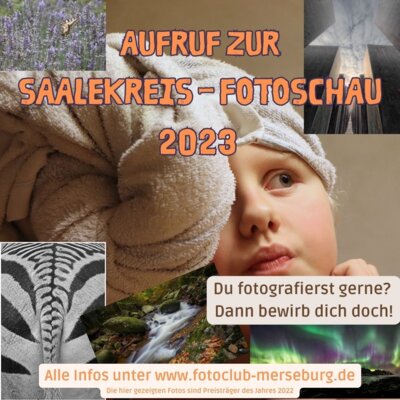 Aufruf zur Saalekreis-Fotoschau 2023